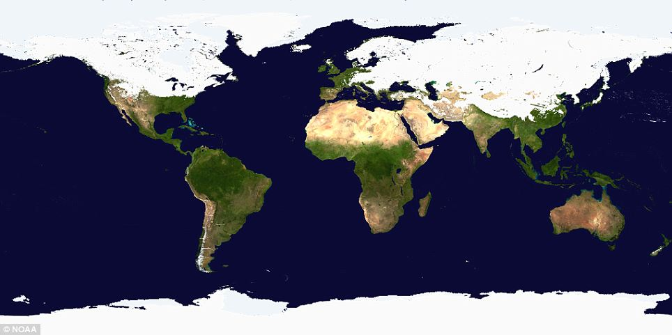 Snow Storm 2011 Map. 2011: A new satellite map by